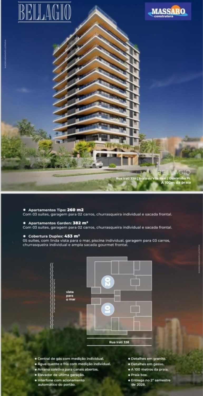 Apartamento no bairro Praia das Pedras