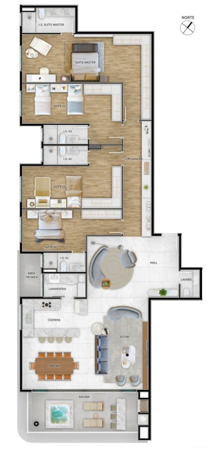 Apartamento no bairro Centro