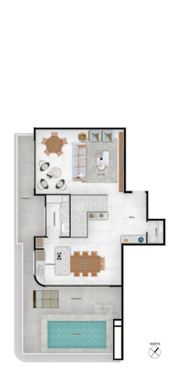 Cobertura Duplex no bairro Centro