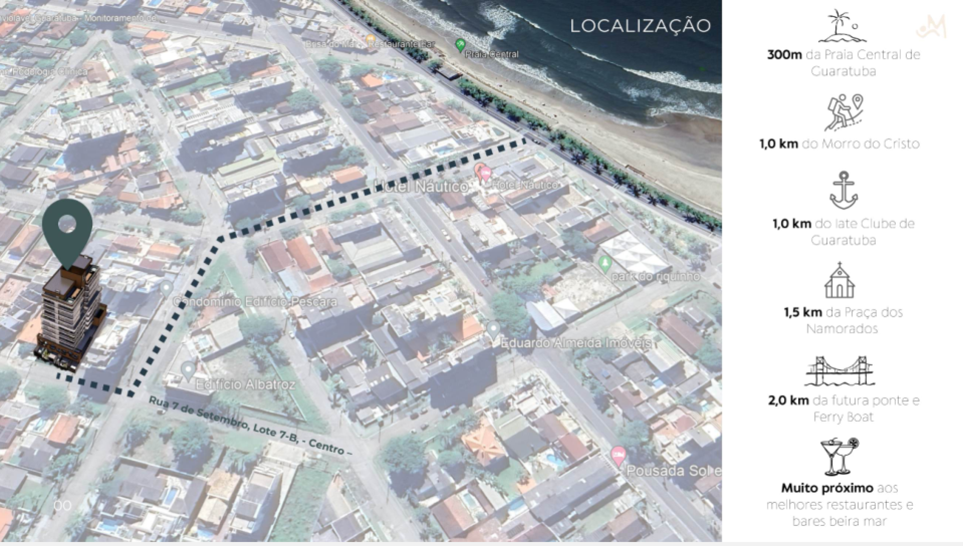 Residencial Sá Marina – Apartamentos na Planta no Centro de Guaratuba com Vista para o Mar