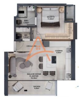 Apartamento Edifício Gran Art