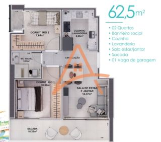 Apartamento Edifício Gran Art