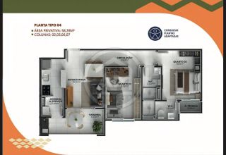 Apartamento no Condomínio Aruana Garden