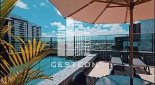 Alugo Studio Moderno no Allure Residence – 1 Quarto e Lazer Completo