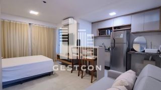 Alugo Studio Moderno no Allure Residence – 1 Quarto e Lazer Completo