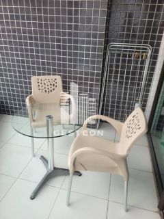 Apartamento com aproximadamente 50m², MOBILIADO,1 Quarto, Lazer completo!
