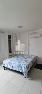 Apartamento Quarto-Sala, MOBILIADO, Portaria 24h, Lazer com Piscina