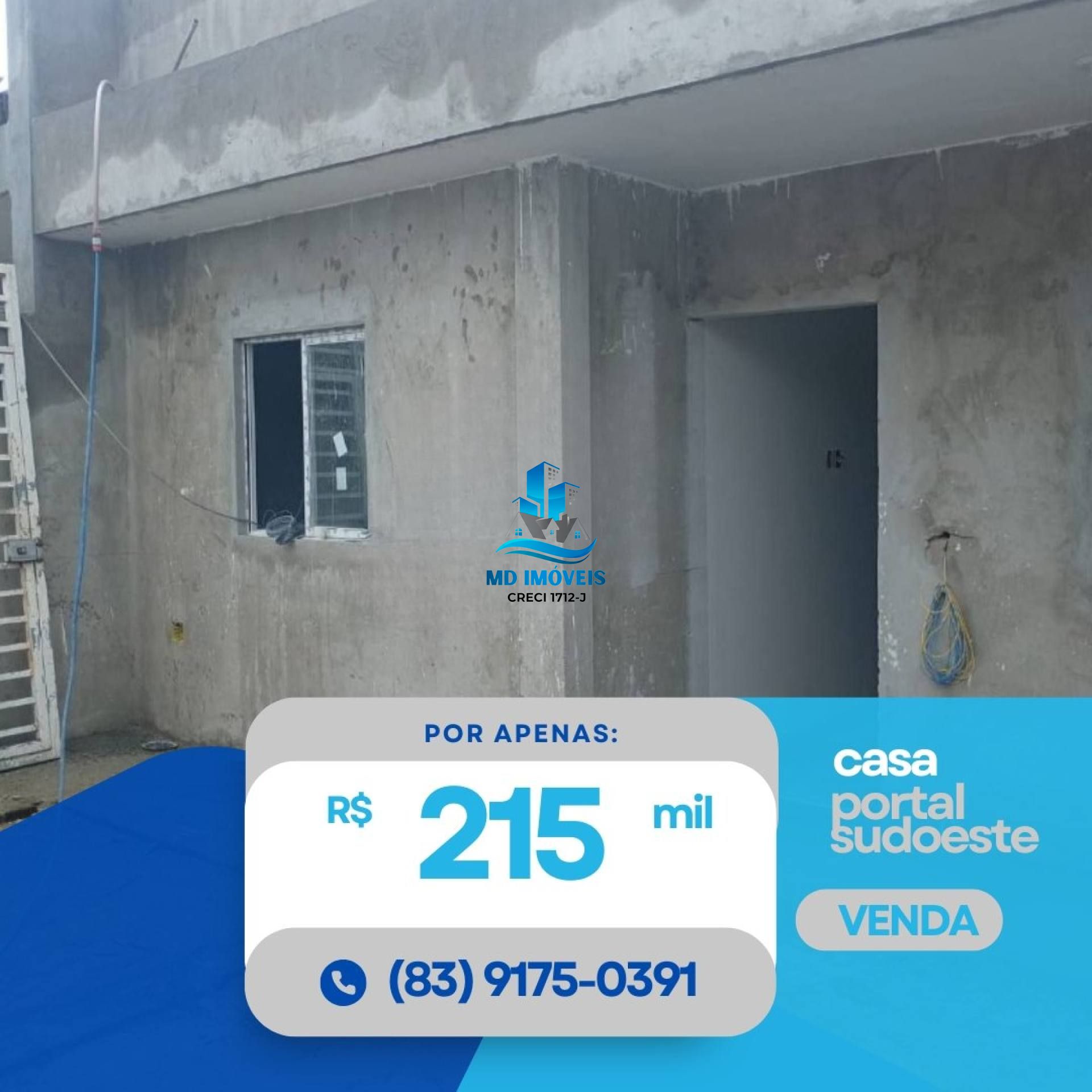 CASA NO PORTAL SUDOESTE