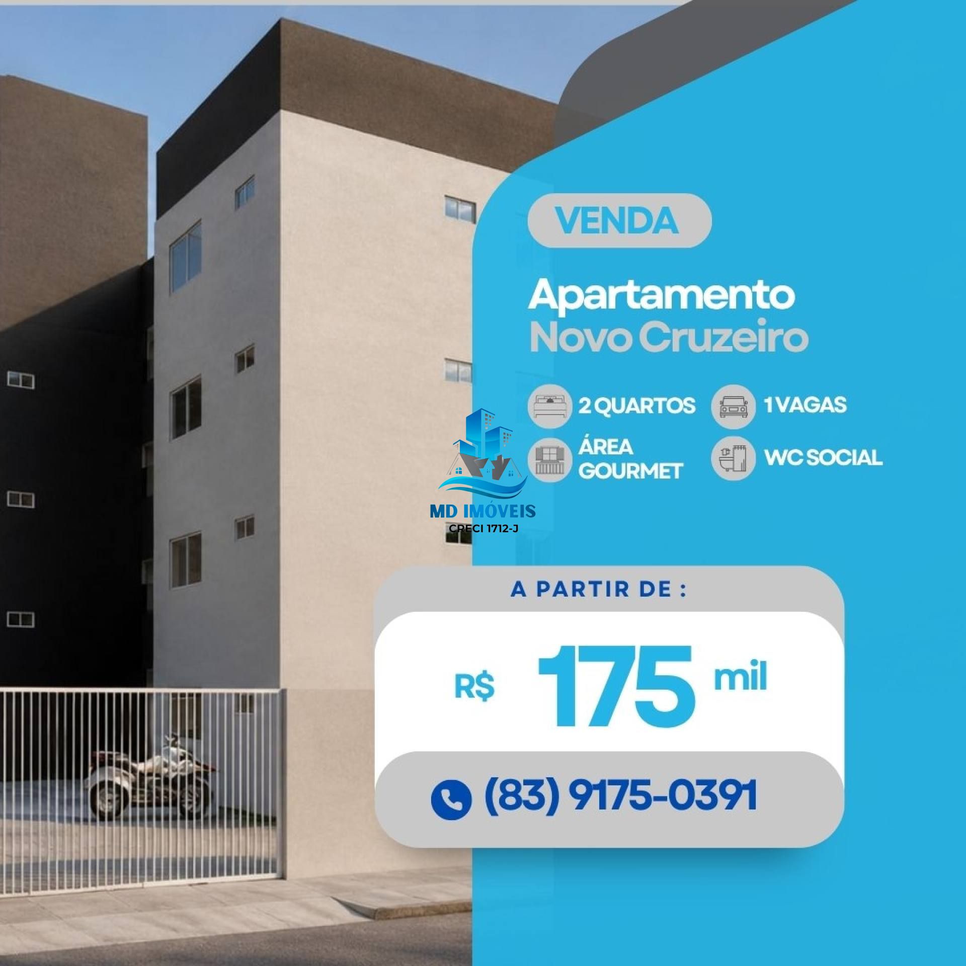 APARTAMENTO NOVO CRUZEIRO