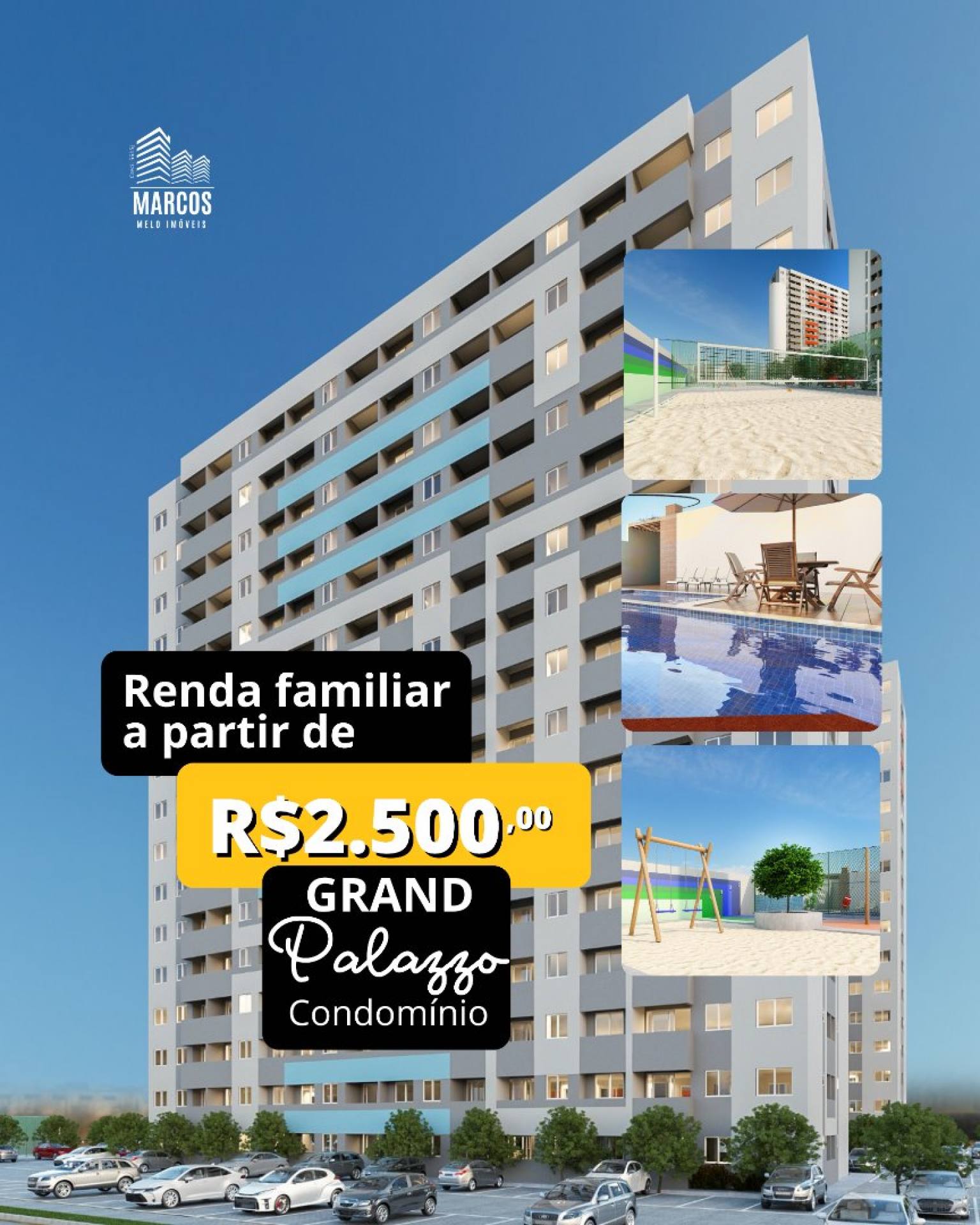 Grand Palazzo - Apartamento Para Vender com 02 quartos no bairro Cidade Universitária em Maceió