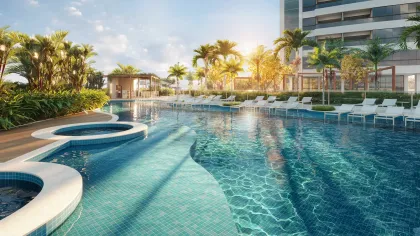 Lanai Beach Apartamento Para Vender com 3 quartos 1 suítes no bairro Jacarecica em Maceió