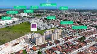 RESIDENCIAL TOULON Apartamento Para Vender com 2 quartos 1 suítes no bairro Tabuleiro Novo em Maceió