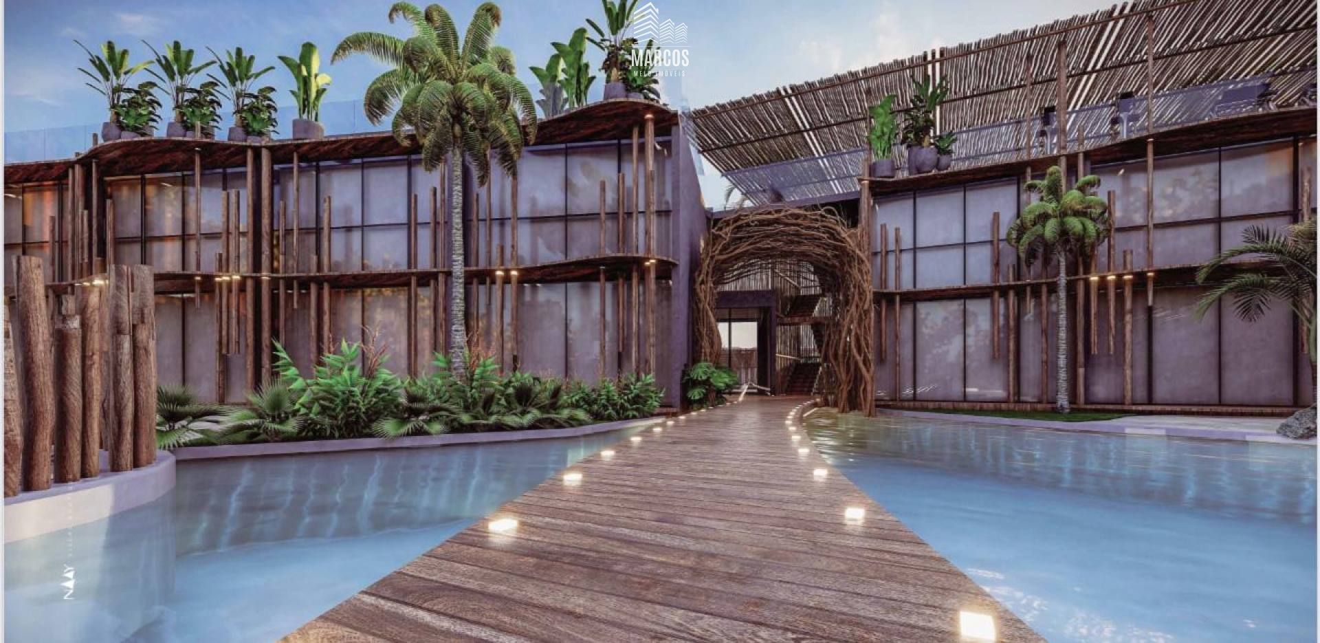 Resort Naay Villas Boutique - Apartamento Para Vender com 2 quartos 2 suítes no bairro Centro em São Miguel Dos Milagres