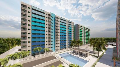 Reserva do Prata - Apartamento Para Vender com 2 quartos 1 suítes no bairro Cidade Universitária em Maceió