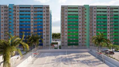 Reserva do Prata - Apartamento Para Vender com 2 quartos 1 suítes no bairro Cidade Universitária em Maceió