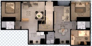 APARTAMENTO 1 QUARTO NO NOVA BRASÍLIA