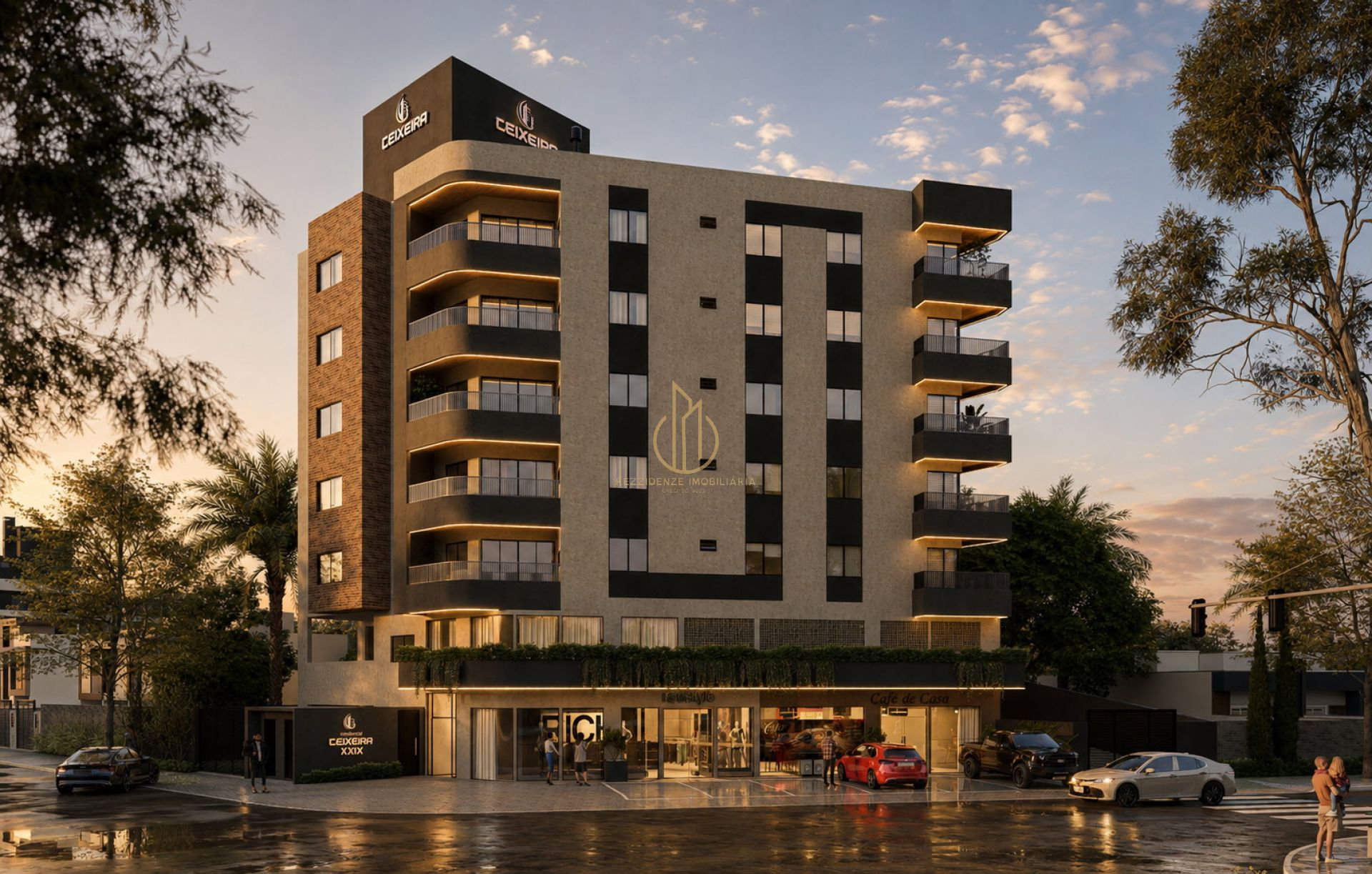Apartamento 1 ou 2 quartos no Saguaçu