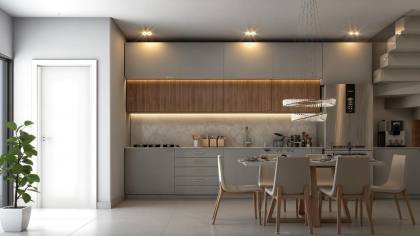 Sobrado geminado 3 quartos no Iririú