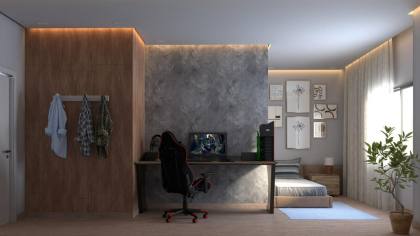 Sobrado geminado 3 quartos no Iririú