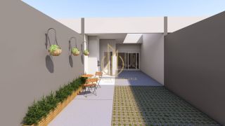 Casa geminada planta baixa com 3 quartos a venda no bairro Boa Vista Joinville SC