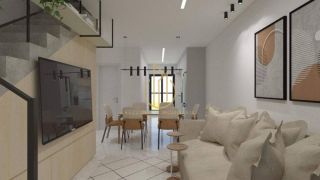 Sobrado geminado 3 quartos no Bom Retiro