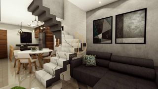 Sobrado geminado 2 suítes no Iririú