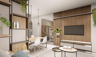 Casa geminada planta baixa 2 quartos no Floresta