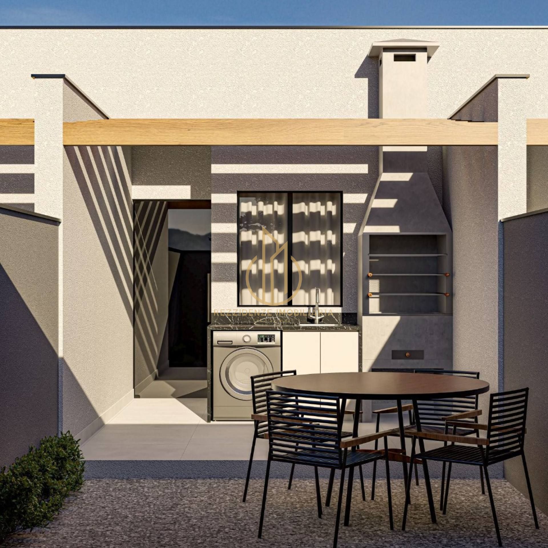 Casa geminada planta baixa 2 quartos no Comasa