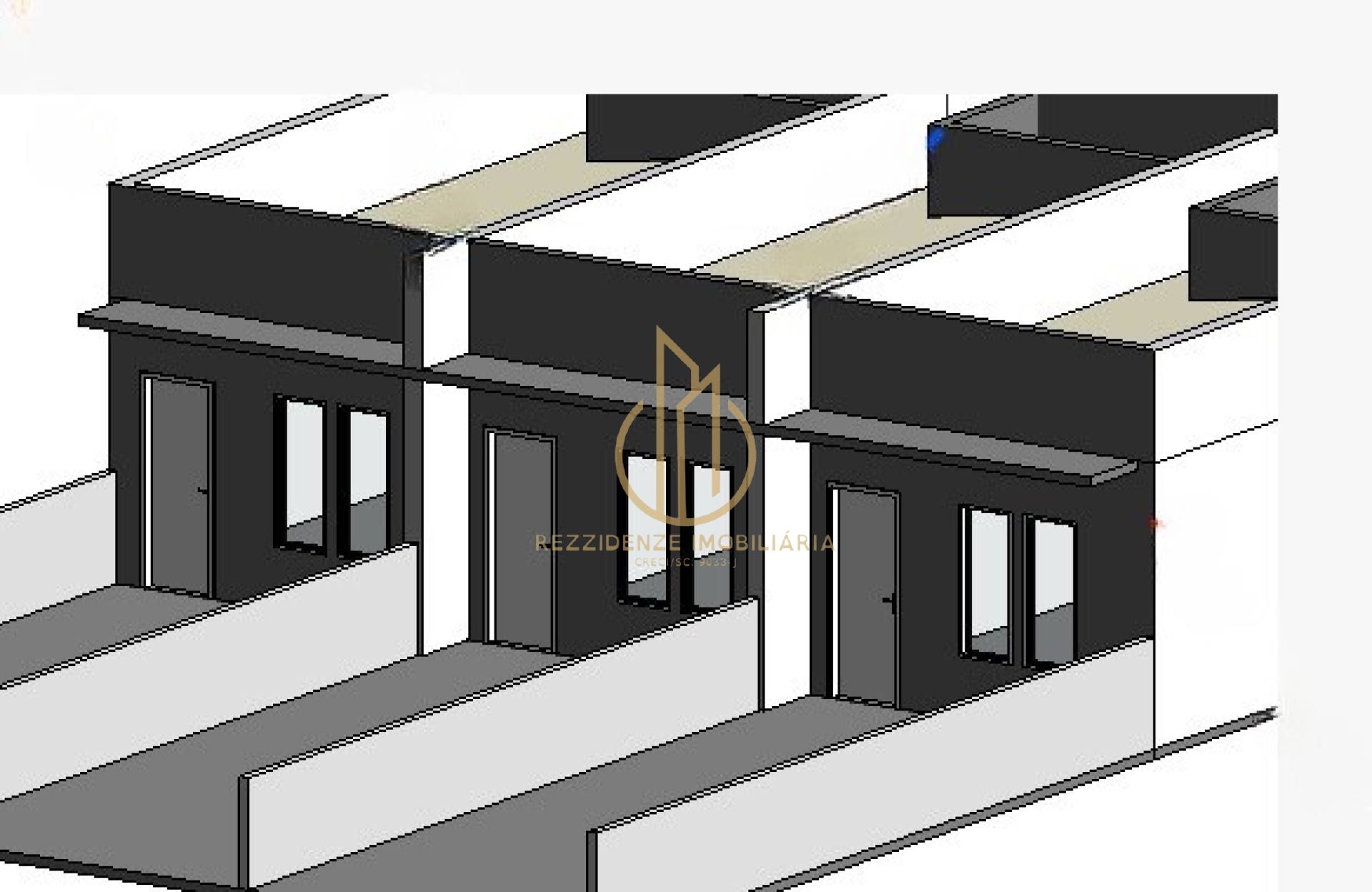 Casa geminada planta baixa 2 quartos no Paranaguamirim