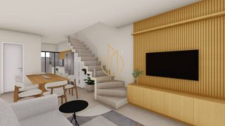 Sobrado geminado 2 suítes no Costa e Silva