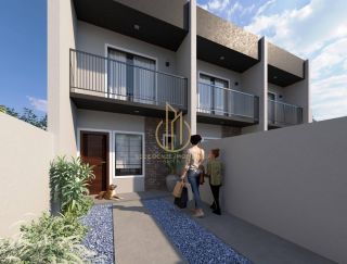 Sobrado geminado 2 quartos no Vila Nova