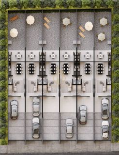 Sobrado geminado 3 quartos no Costa e Silva