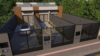 Casa geminada planta baixa 2 quartos no Aventureiro