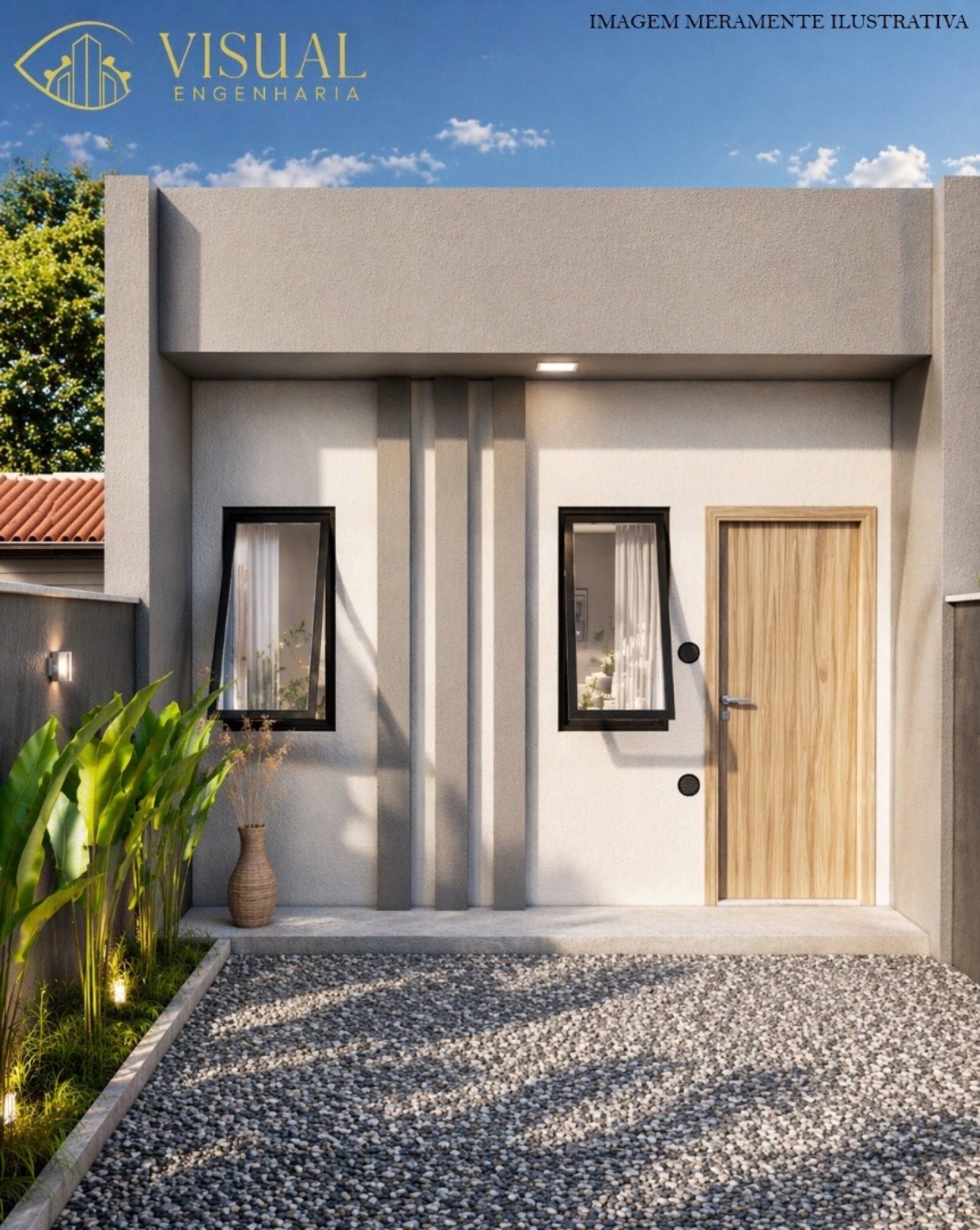 Casa Averbada no Itinga em Planta