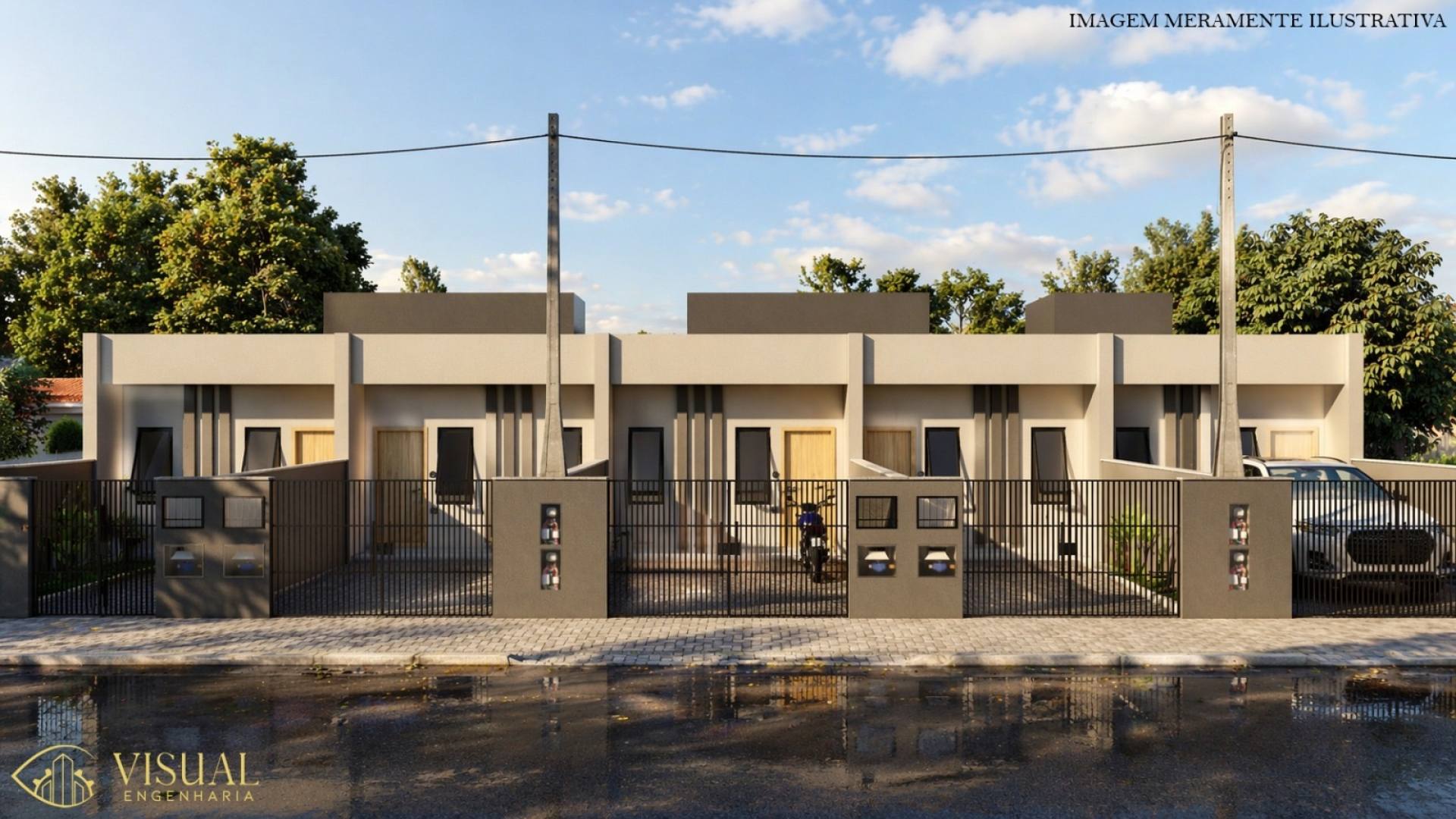 Casa Averbada no Itinga em Planta