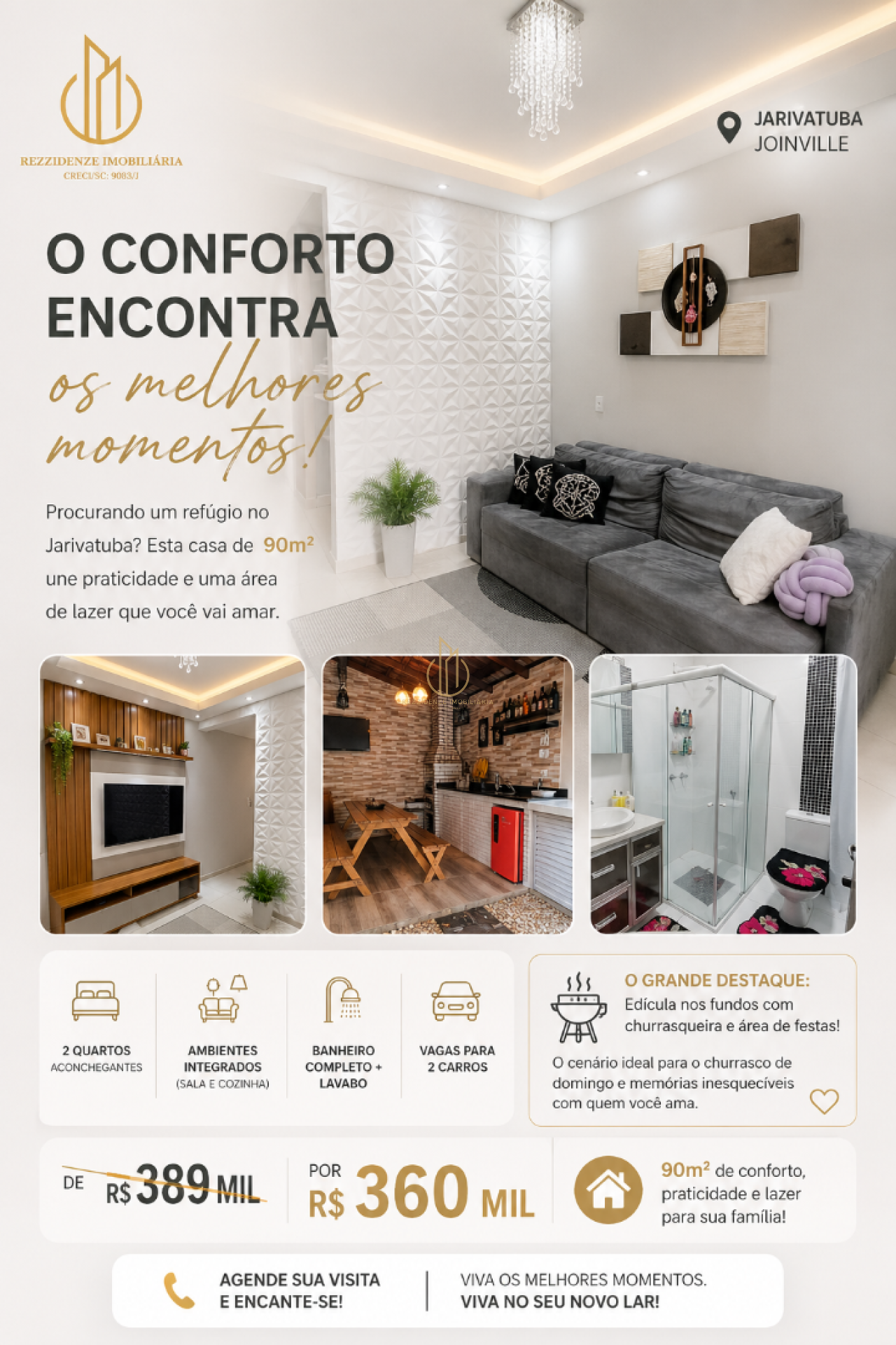 Sobrado com 2 quartos disponivel para venda no bairro Jarivatuba  em Joinville