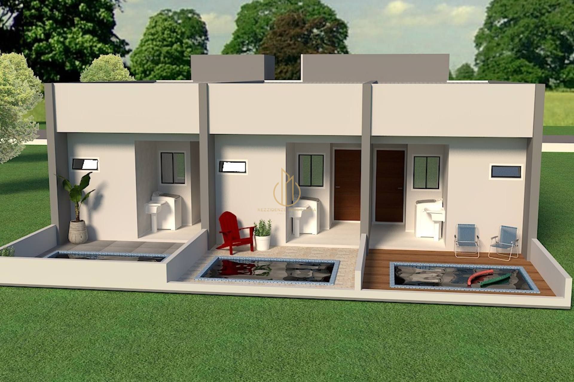 Casa geminada 2 quartos no Espinheiros