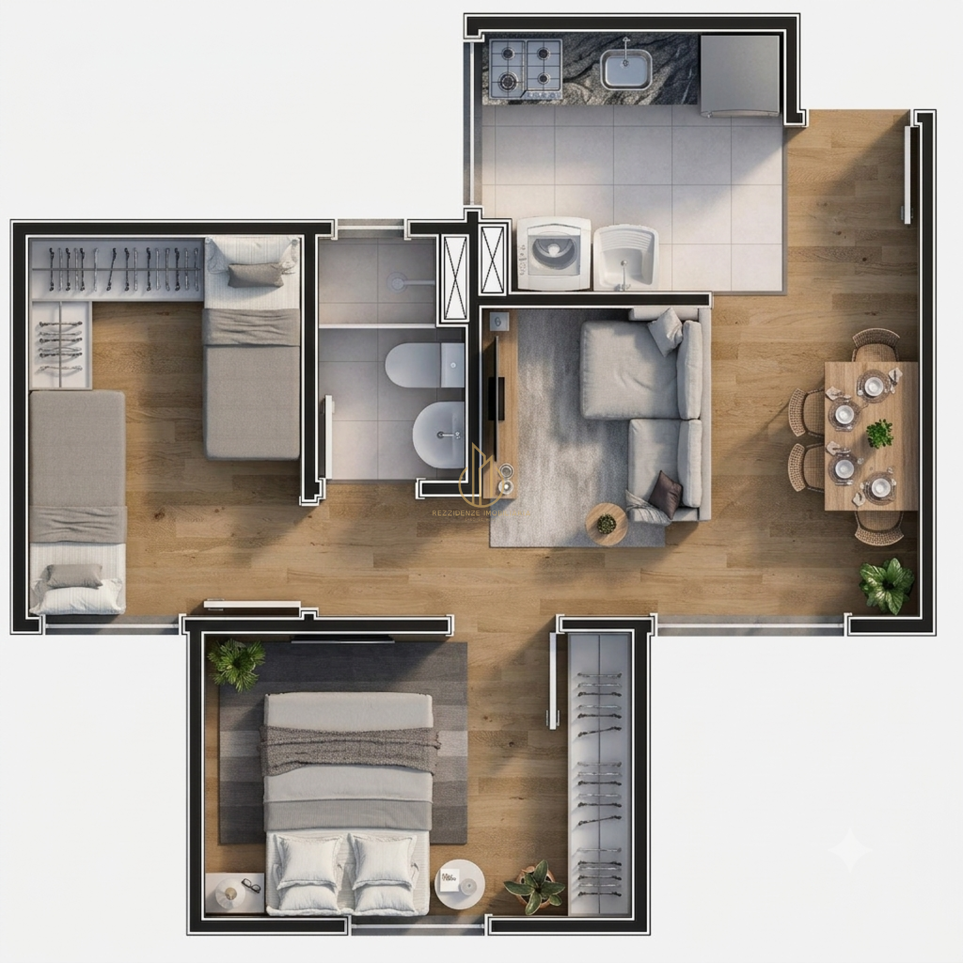 Apartamento 02 dormitórios a venda no bairro Petrópolis Joinville SC
