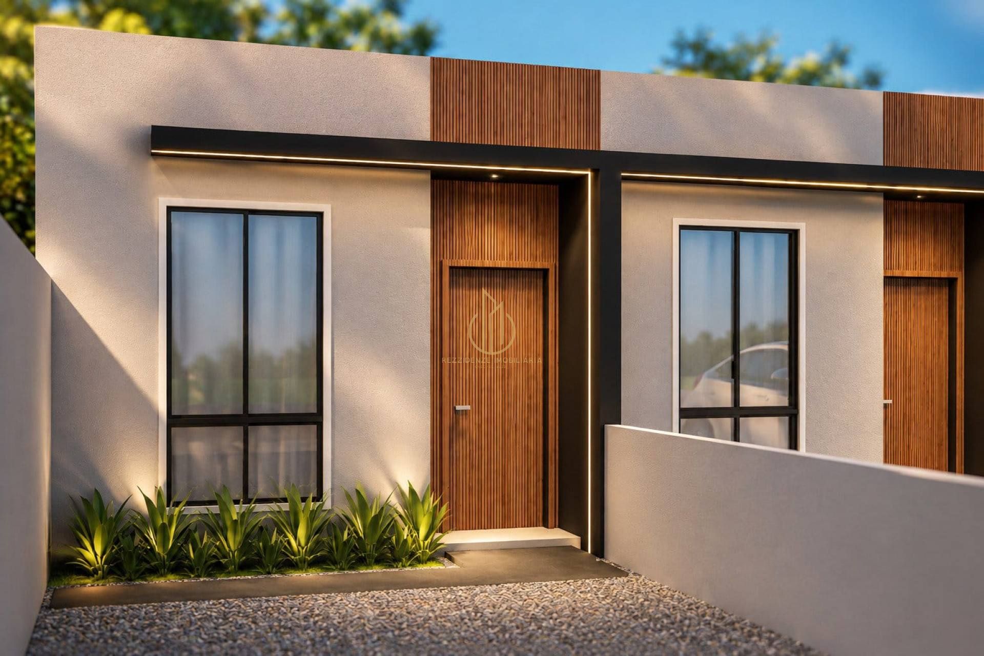 Casa geminada planta baixa 3 quartos no Aventureiro