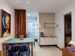 Apartamento térreo 2 Suítes pé na areia à venda em Itacimirim Bahia