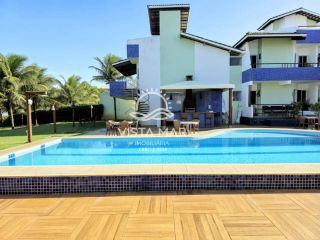 Apartamento térreo 2 Suítes pé na areia à venda em Itacimirim Bahia