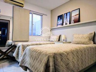 Apartamento térreo 2 Suítes pé na areia à venda em Itacimirim Bahia