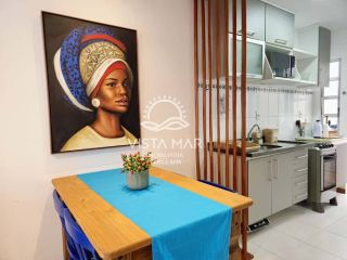 Apartamento térreo 2 Suítes pé na areia à venda em Itacimirim Bahia