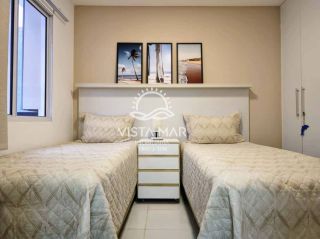 Apartamento térreo 2 Suítes pé na areia à venda em Itacimirim Bahia