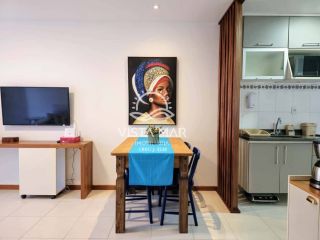 Apartamento térreo 2 Suítes pé na areia à venda em Itacimirim Bahia