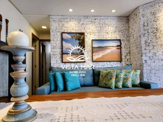 Apartamento Térreo 3 Suítes frente mar total em Itacimirim Bahia