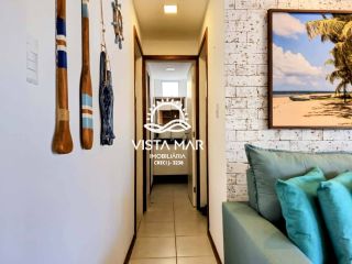 Apartamento Térreo 3 Suítes frente mar total em Itacimirim Bahia