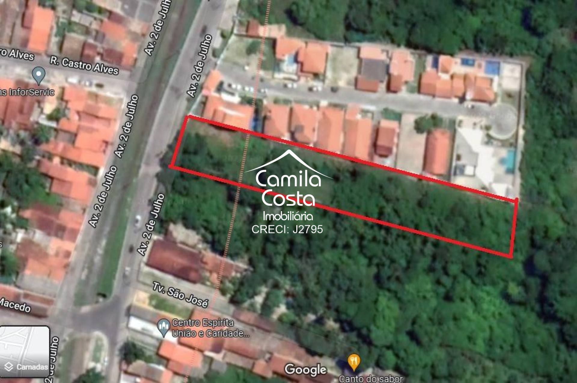 Terreno para fins Comerciais no 2 de Julho