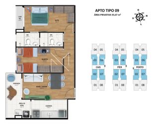 Apartamento 2 quartos à Venda Condomínio Maralto - Bairro Coroa do Meio