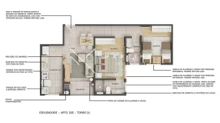 Apartamento Para Vender Esplendore - Bairro Farolândia